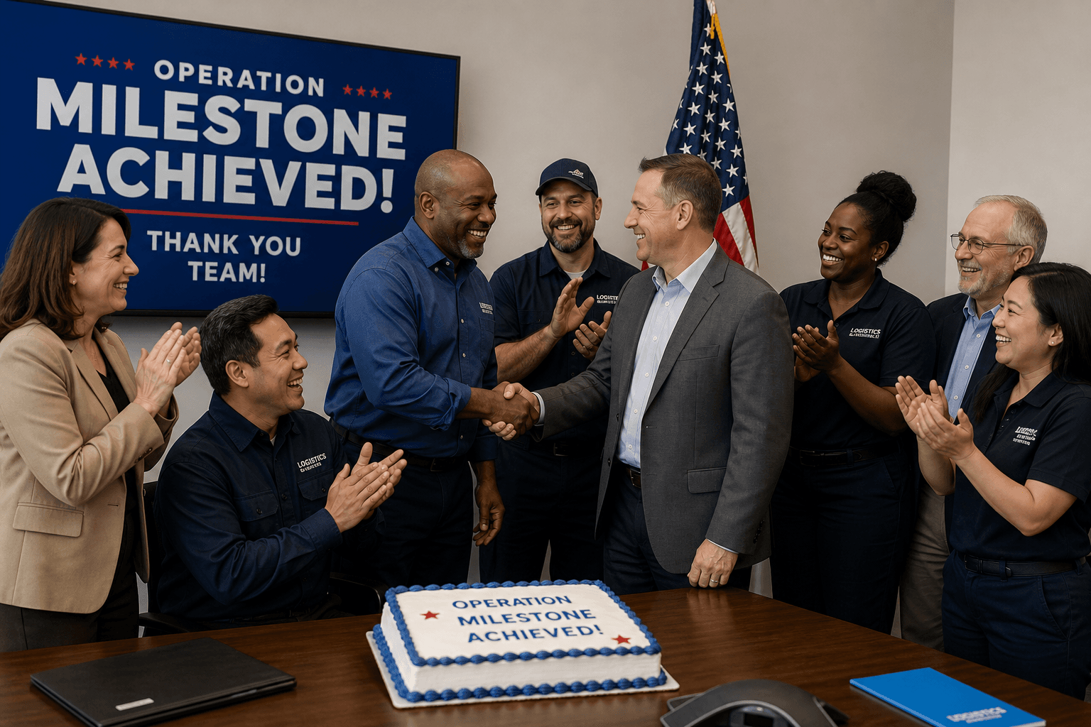 FGM team celebrating a milestone