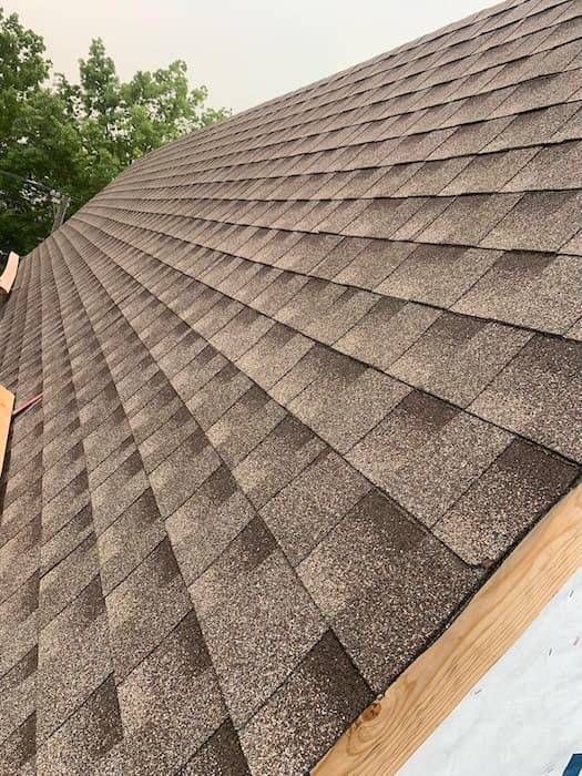 Shingle roof